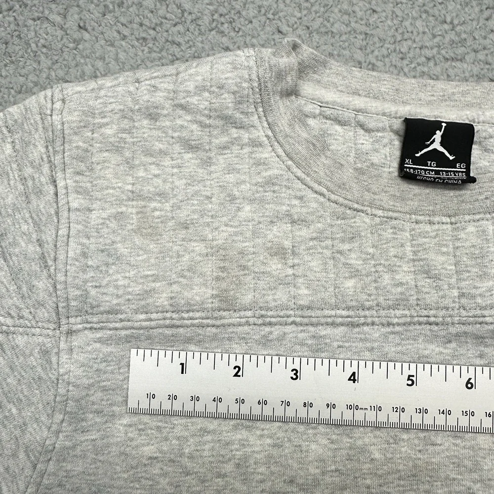 Nike Air Jordan Jumpman 3190-017 Youth XL 13-15 YRS Heather Gray Sweatshirt